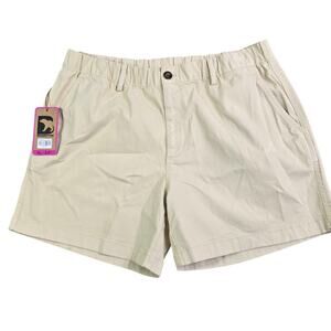 Bear Bottom Stretch Chino Shorts Men's XL Khaki Casual Golf Hiking Gorpcore Camp